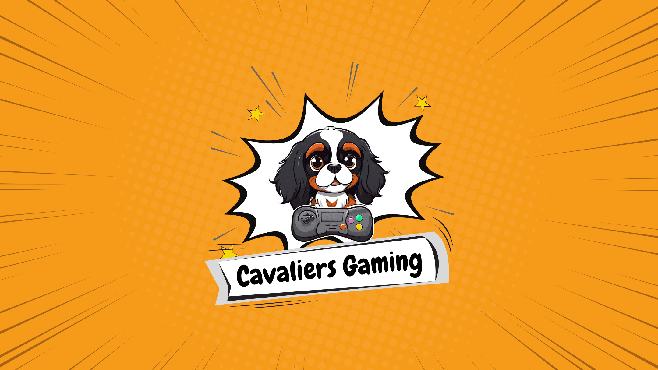 Cavaliers Gaming branding banner
